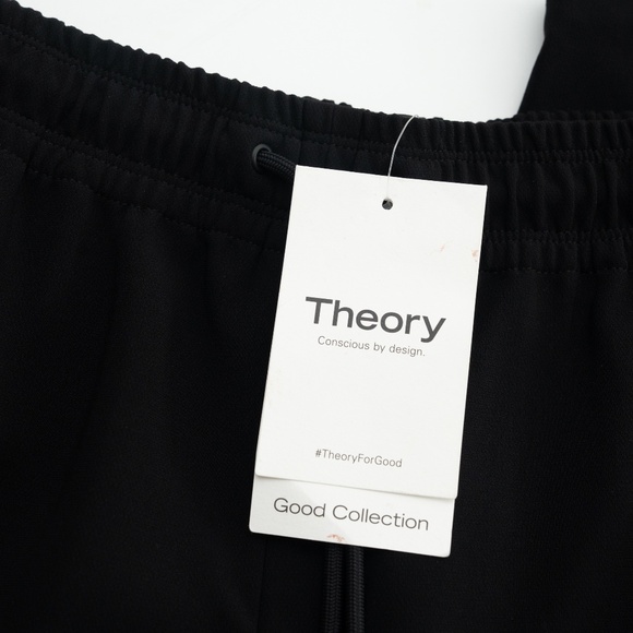 Theory -  Double knit Jersey Slouchy Jogger Pants - Picture 4 of 10